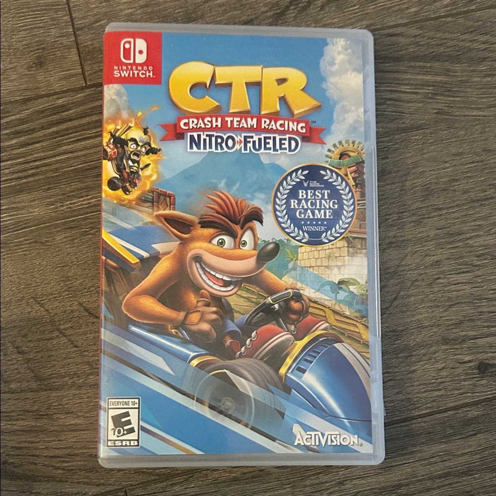 Nintendo Switch Crash Team Racing Nitro-Fueled - Blue Cover